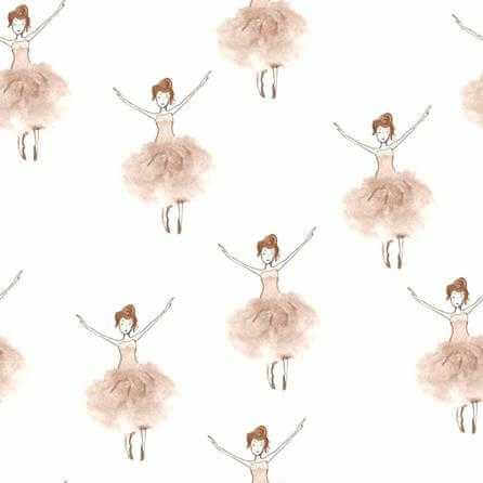 Papel de Parede Adesivo Ballet Aquarela 271577807 - Papel na Parede