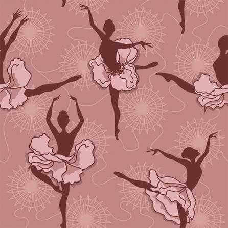 Papel de Parede Adesivo Ballet Tutu Rosa 146060732 - Papel na Parede