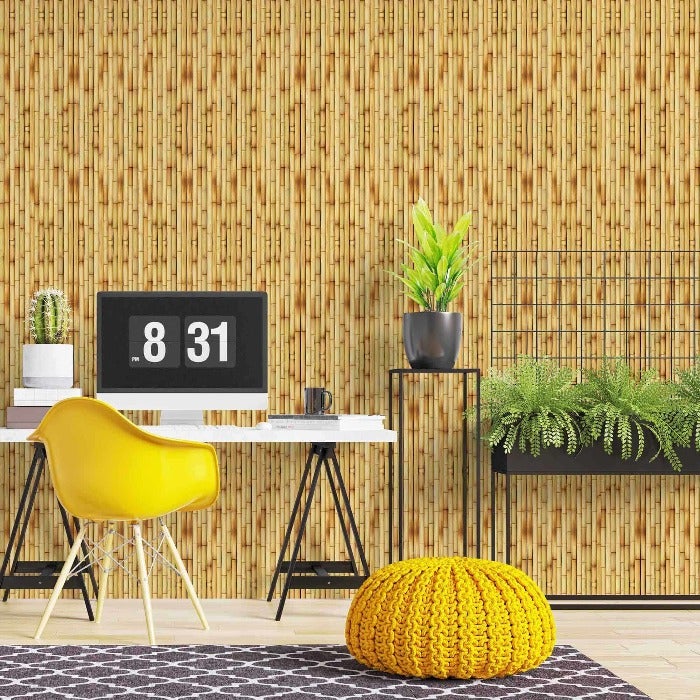 Papel de Parede Adesivo Bambu 195719759 - Papel na Parede