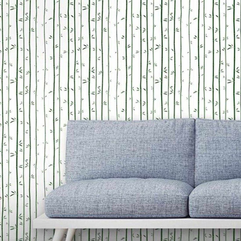 Papel de Parede Adesivo Bambu Verde 210160 - Papel na Parede