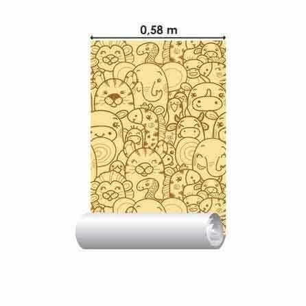 Papel de Parede Adesivo Bichos 123338188 - Papel na Parede