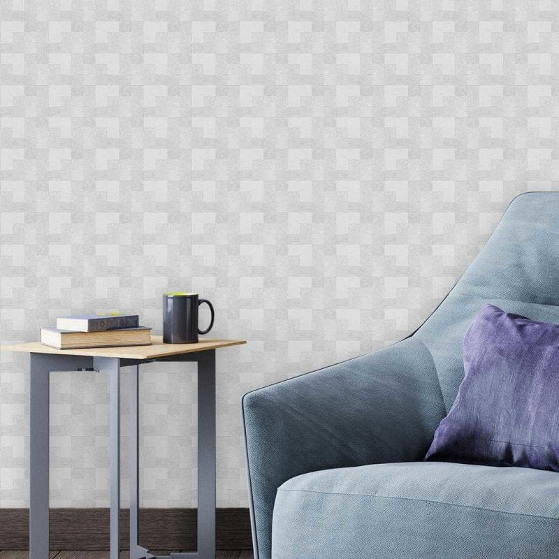 Papel de Parede Adesivo Blocos cinzas 283259666 - Papel na Parede