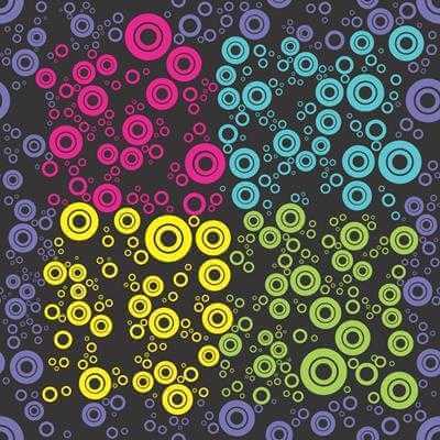 Papel de Parede Adesivo Bolhas Coloridas 262 - Papel na Parede