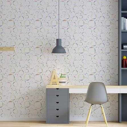 Papel de Parede Adesivo Bolhas N119 - Papel na Parede