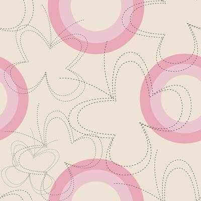 Papel de Parede Adesivo Bolhas Rosa 12 - Papel na Parede