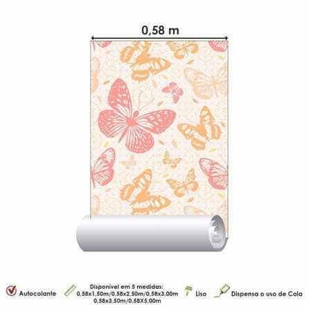Papel de Parede Adesivo Borboleta 139237124 - Papel na Parede