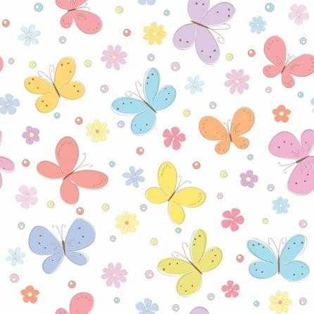 Papel de Parede Adesivo Borboleta Colorido 130045097 - Papel na Parede