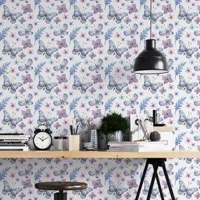 Papel de Parede Adesivo Borboleta N2470439 - Papel na Parede