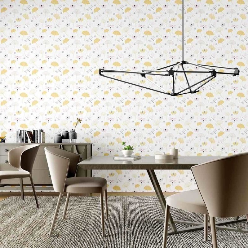 Papel de Parede Adesivo Borboleta Natureza N02224 - Papel na Parede