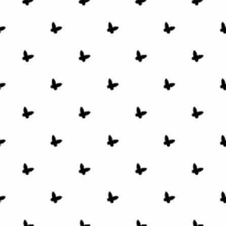 Papel de Parede Adesivo Borboletas Preto e Branco 461479027 - Papel na Parede