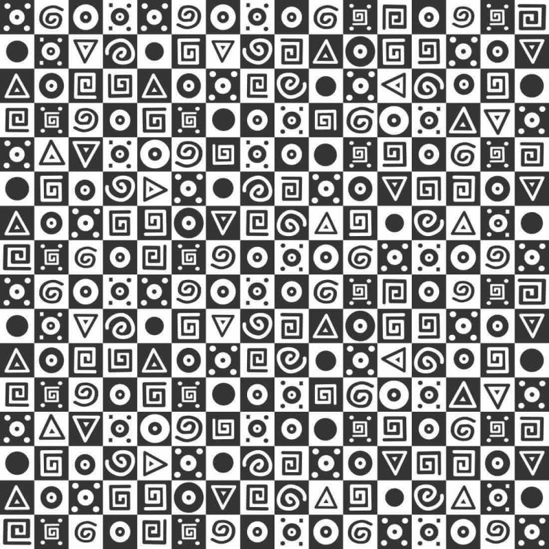 Papel de Parede Adesivo Branco e Preto 146772137 - Papel na Parede