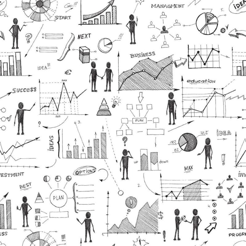 Papel de Parede Adesivo Bussiness N014130 - Papel na Parede