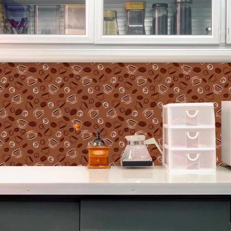 Papel de Parede Adesivo Café Marrom 104741354 - Papel na Parede