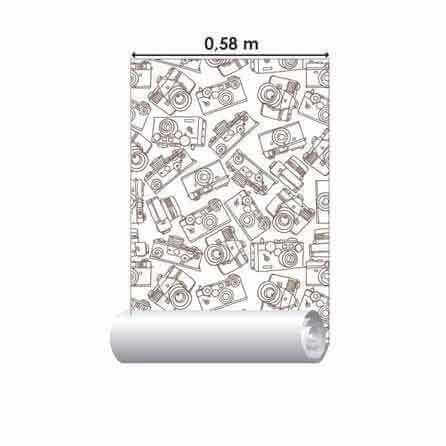 Papel de Parede Adesivo Câmera Fotografia 123541078 - Papel na Parede