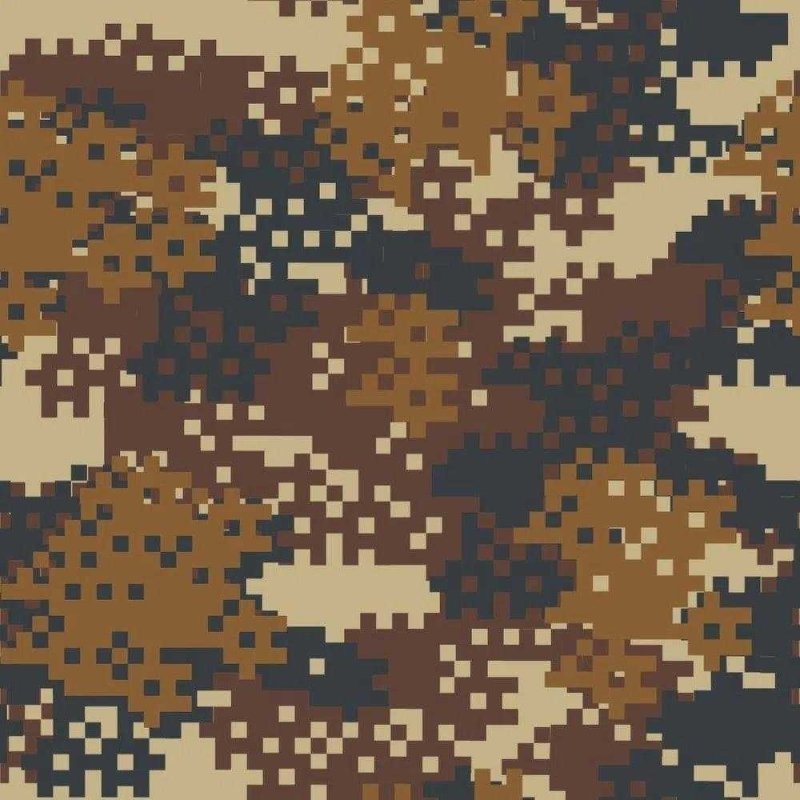 Papel de Parede Adesivo Camuflado Militar 35614 - Papel na Parede