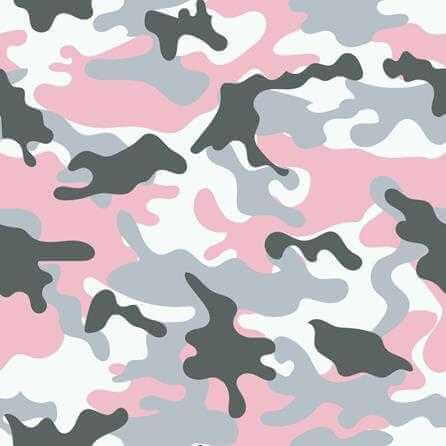 Papel de Parede Adesivo Camuflado Militar Rosa 54712 - Papel na Parede