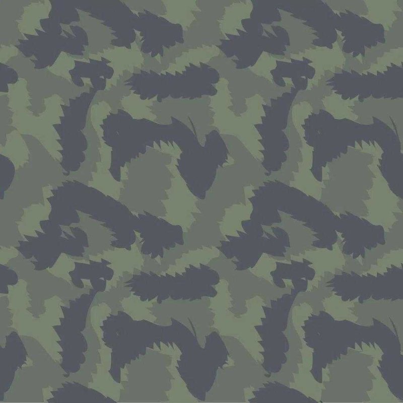 Papel de Parede Adesivo Camuflado Militar Verde 38442 - Papel na Parede
