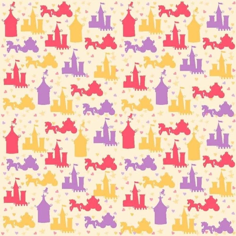 Papel de Parede Adesivo Castelos Coloridos 102593192 - Papel na Parede