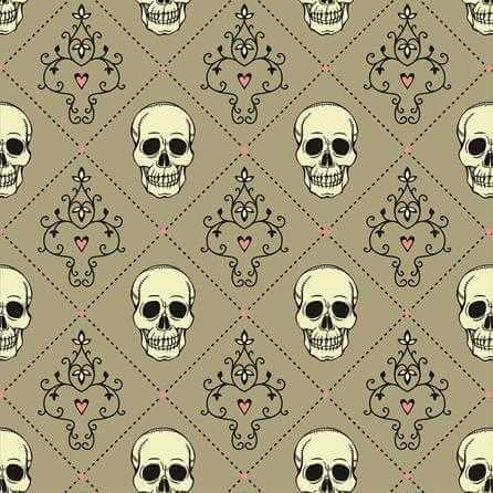 Papel de Parede Adesivo Caveira 150949415 - Papel na Parede
