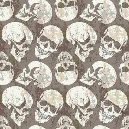 Papel de Parede Adesivo Caveiras 801 - Papel na Parede