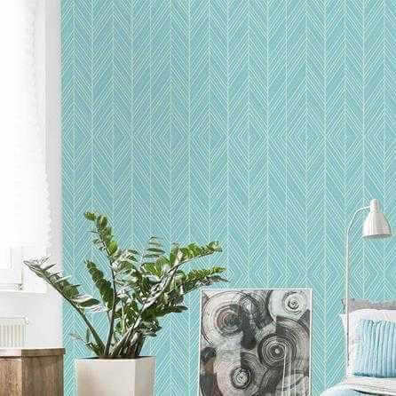 Papel de Parede Adesivo Chevron e Listras 2214338343 - Papel na Parede