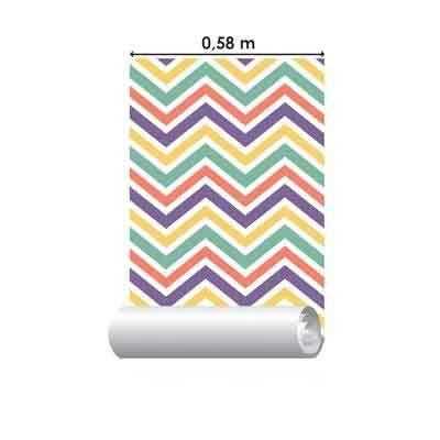 Papel de Parede Adesivo Chevron Jovem N115B - Papel na Parede