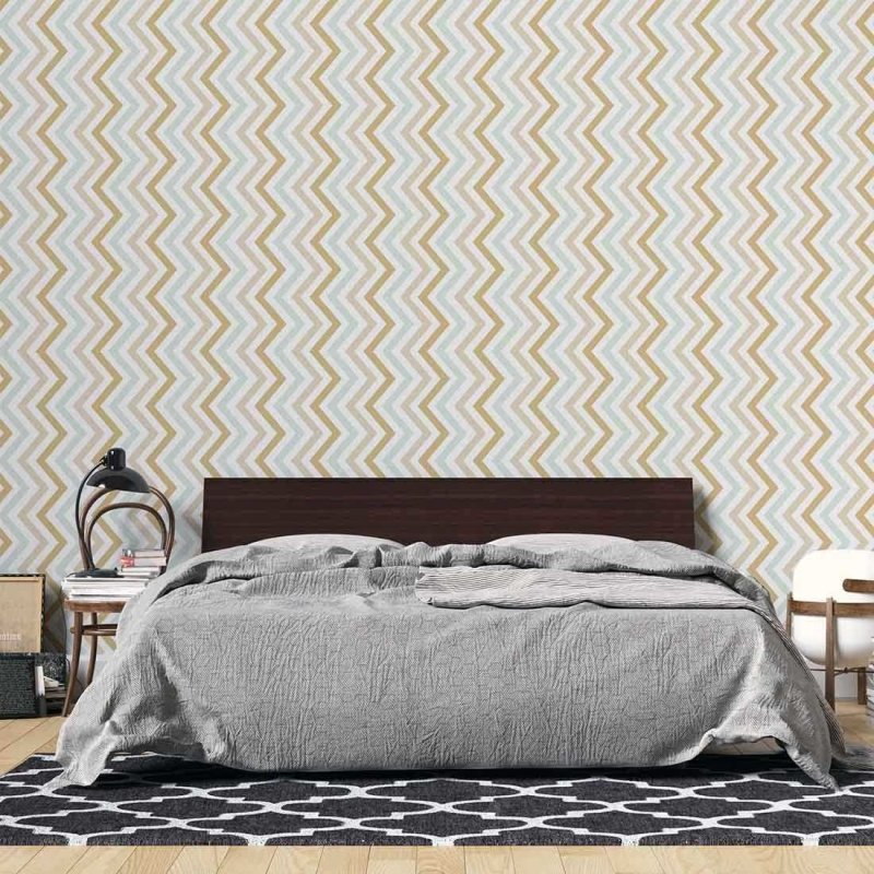 Papel de Parede Adesivo Chevron N02186 - Papel na Parede