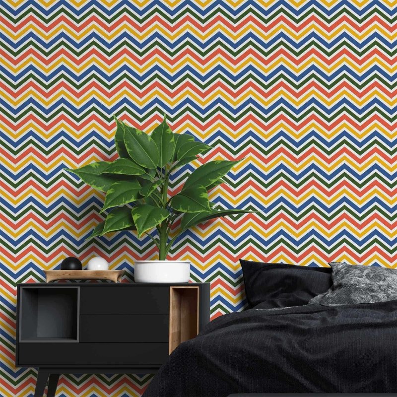 Papel de Parede Adesivo Chevron N115D - Papel na Parede