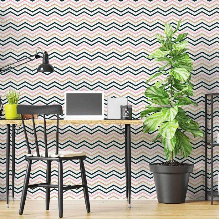 Papel de Parede Adesivo Chevron N190124D - Papel na Parede