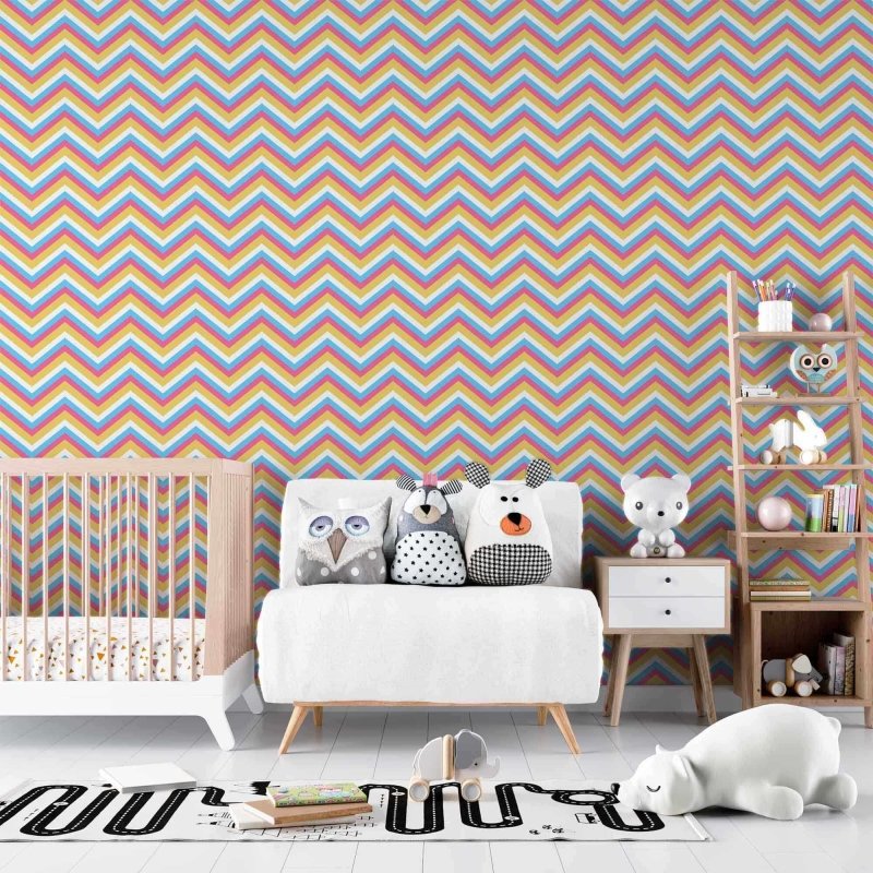 Papel de Parede Adesivo Chevron Tumblr N115 - Papel na Parede