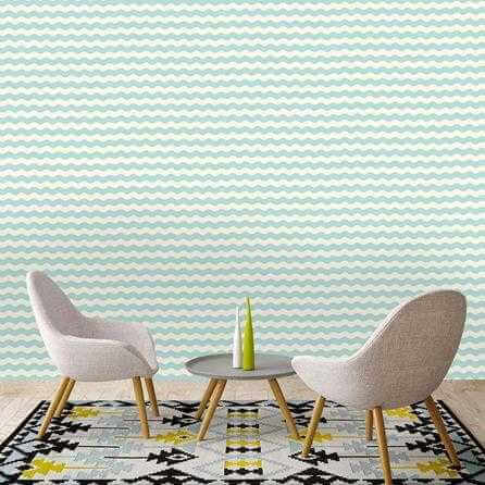 Papel de Parede Adesivo Chevron Verde 2914338343 - Papel na Parede