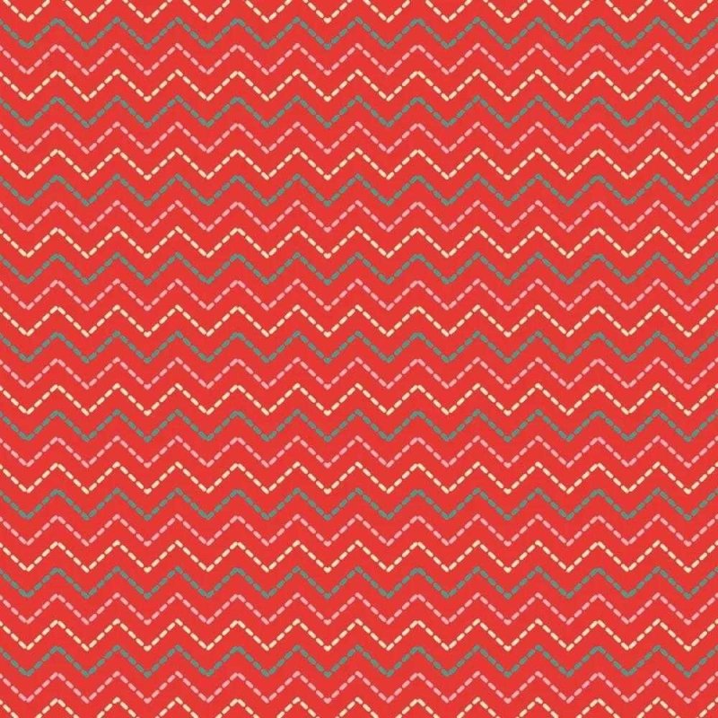 Papel de Parede Adesivo Chevron Vermelho 883999302 - Papel na Parede