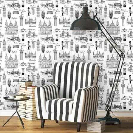 Papel de Parede Adesivo Cidade Inglaterra Lugares 373968352 - Papel na Parede
