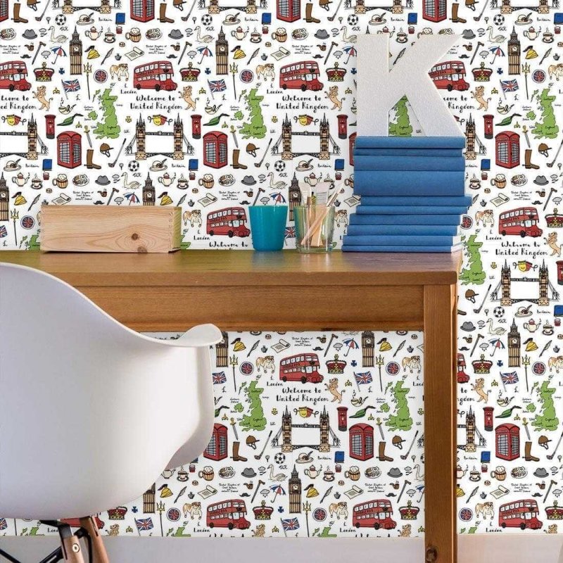 Papel de Parede Adesivo Cidade Inglaterra Lugares 421523047 - Papel na Parede