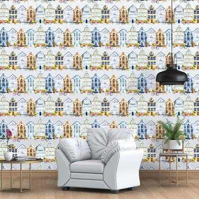 Papel de Parede Adesivo Cidade N24590 - Papel na Parede