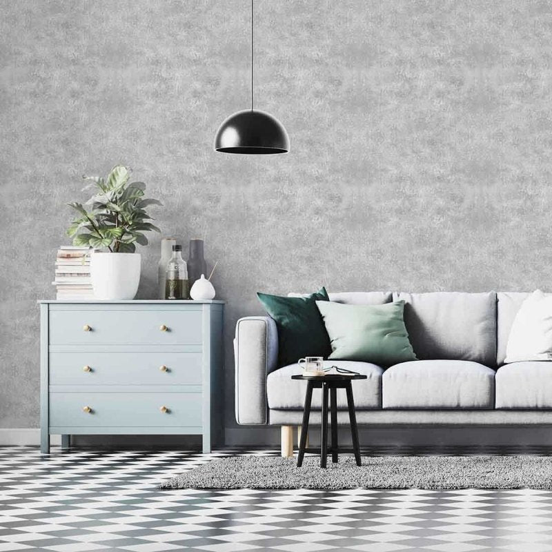 Papel de Parede Adesivo Cimento Queimado Rústico 36841 - Papel na Parede