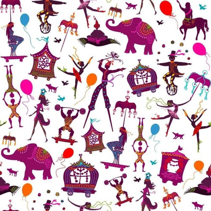 Papel de Parede Adesivo Circo 89595916 - Papel na Parede