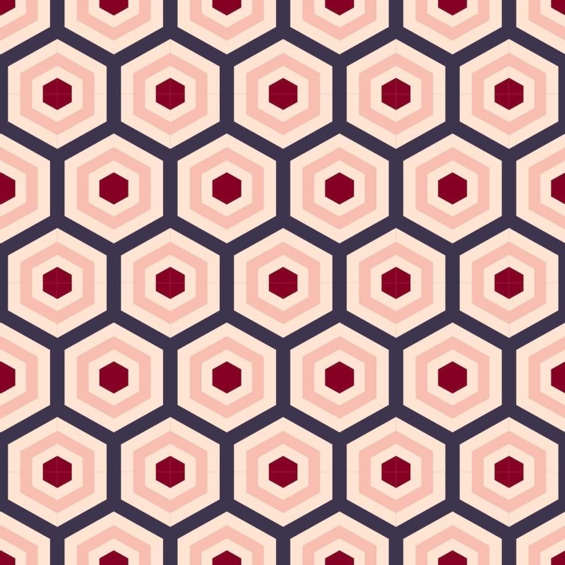 Papel de Parede Adesivo Colméia Geométrica Rosa N03005 - Papel na Parede