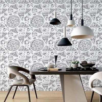 Papel de Parede Adesivo Comércio N180199 - Papel na Parede