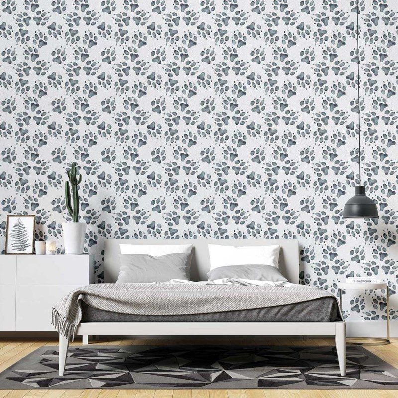 Papel de Parede Adesivo Comércio Pet Animal Print N02215 - Papel na Parede