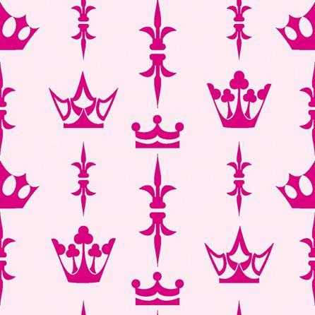 Papel de Parede Adesivo Coroa Rosa 183664594 - Papel na Parede
