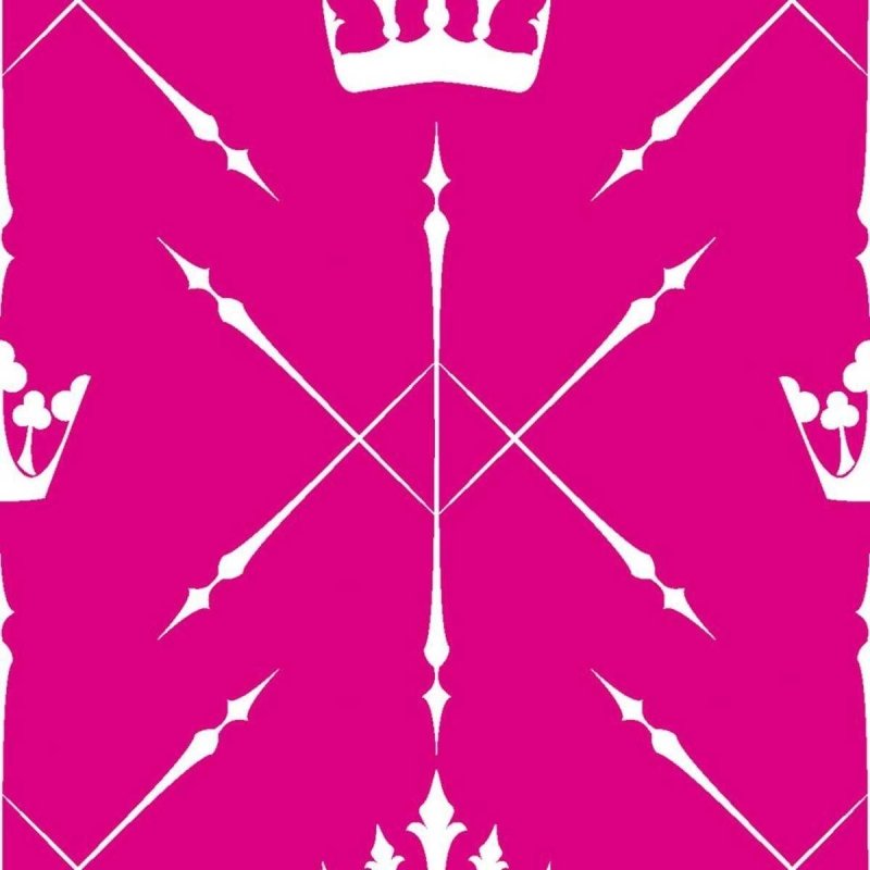 Papel de Parede Adesivo Coroa Rosa 783664594 - Papel na Parede