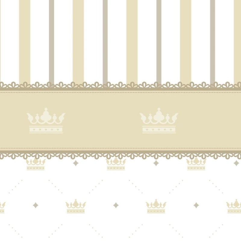 Papel de Parede Adesivo Coroas e Listras N011012 - Papel na Parede