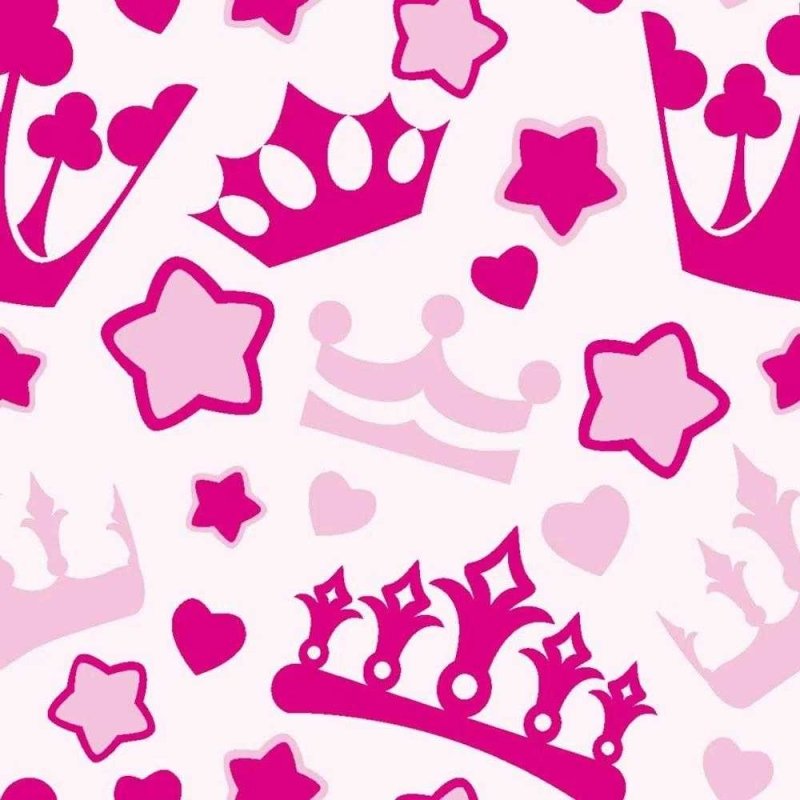 Papel de Parede Adesivo Coroas Rosa 283664594 - Papel na Parede