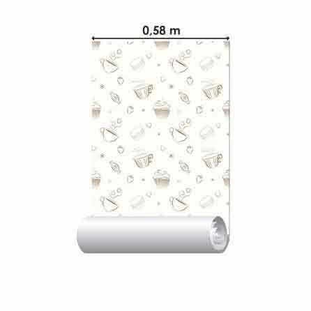 Papel de Parede Adesivo Cozinha Café 276836054 - Papel na Parede