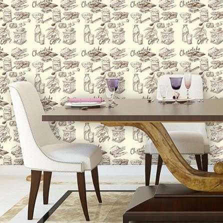 Papel de Parede Adesivo Cozinha Chocolate 253214785 - Papel na Parede