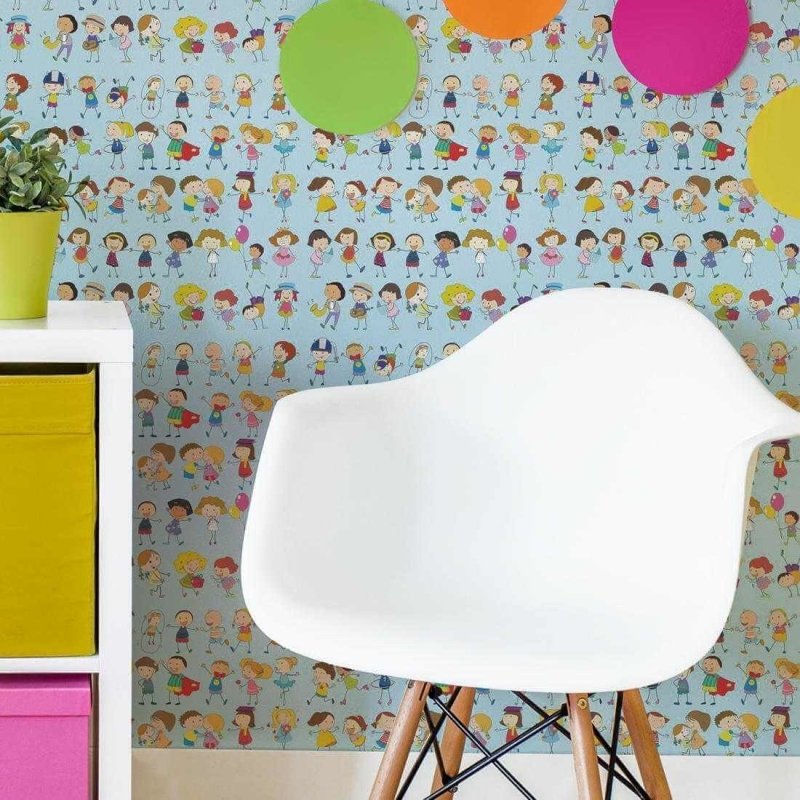 Papel de Parede Adesivo Crianças 213257479 - Papel na Parede
