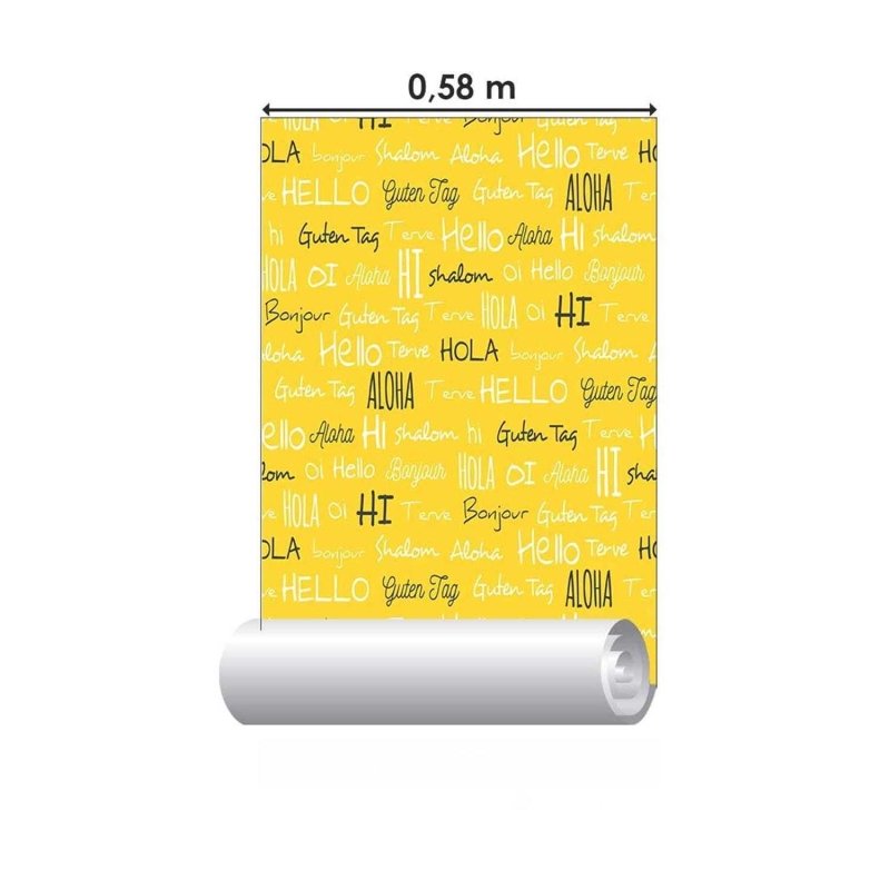 Papel de Parede Adesivo Cumprimentos jovens mundiais N03123 - Papel na Parede