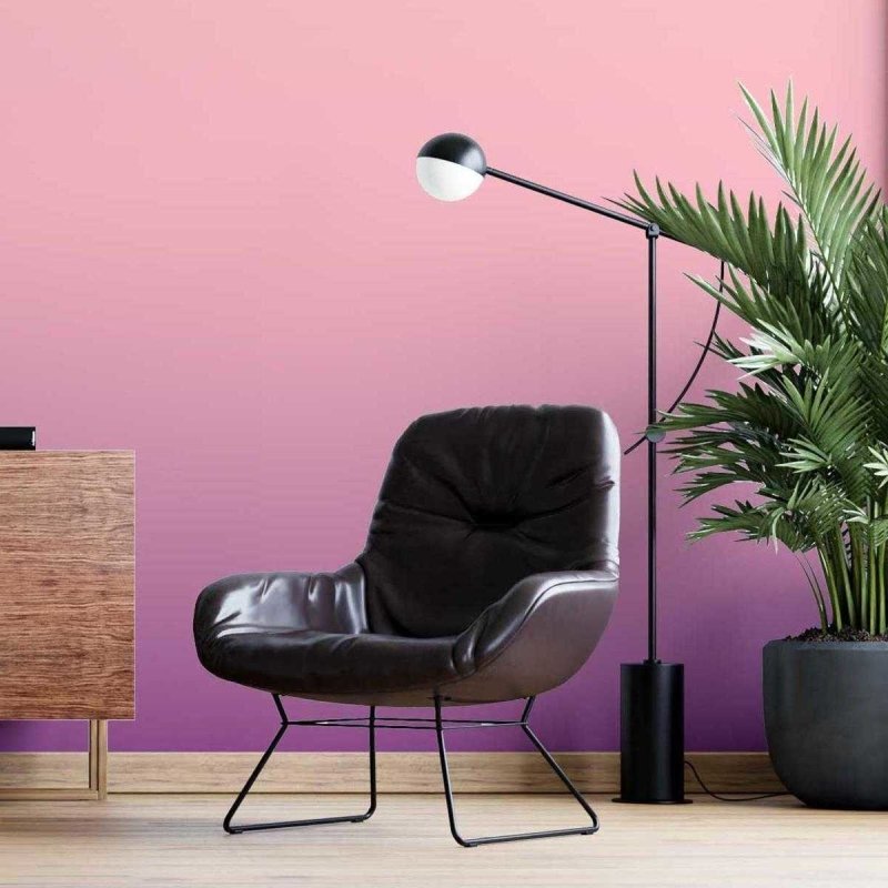 Papel de Parede Adesivo Degradê Amarelo e Roxo N05180 - Papel na Parede