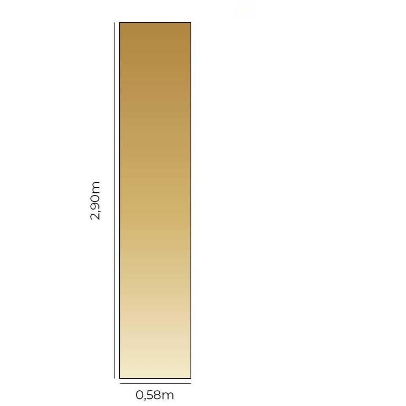 Papel de Parede Adesivo Degradê Amarelo N07163 - Papel na Parede